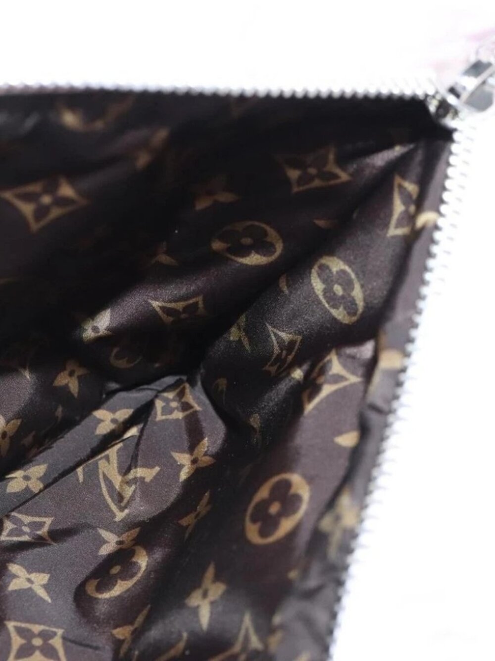LOUIS VUITTON Maxi Multi Pochette Accessories Bag Nylon Pink M21056 - Picture 15 of 16